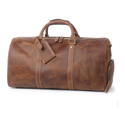 The Dagny Weekender | Large Leather Duffle Bag